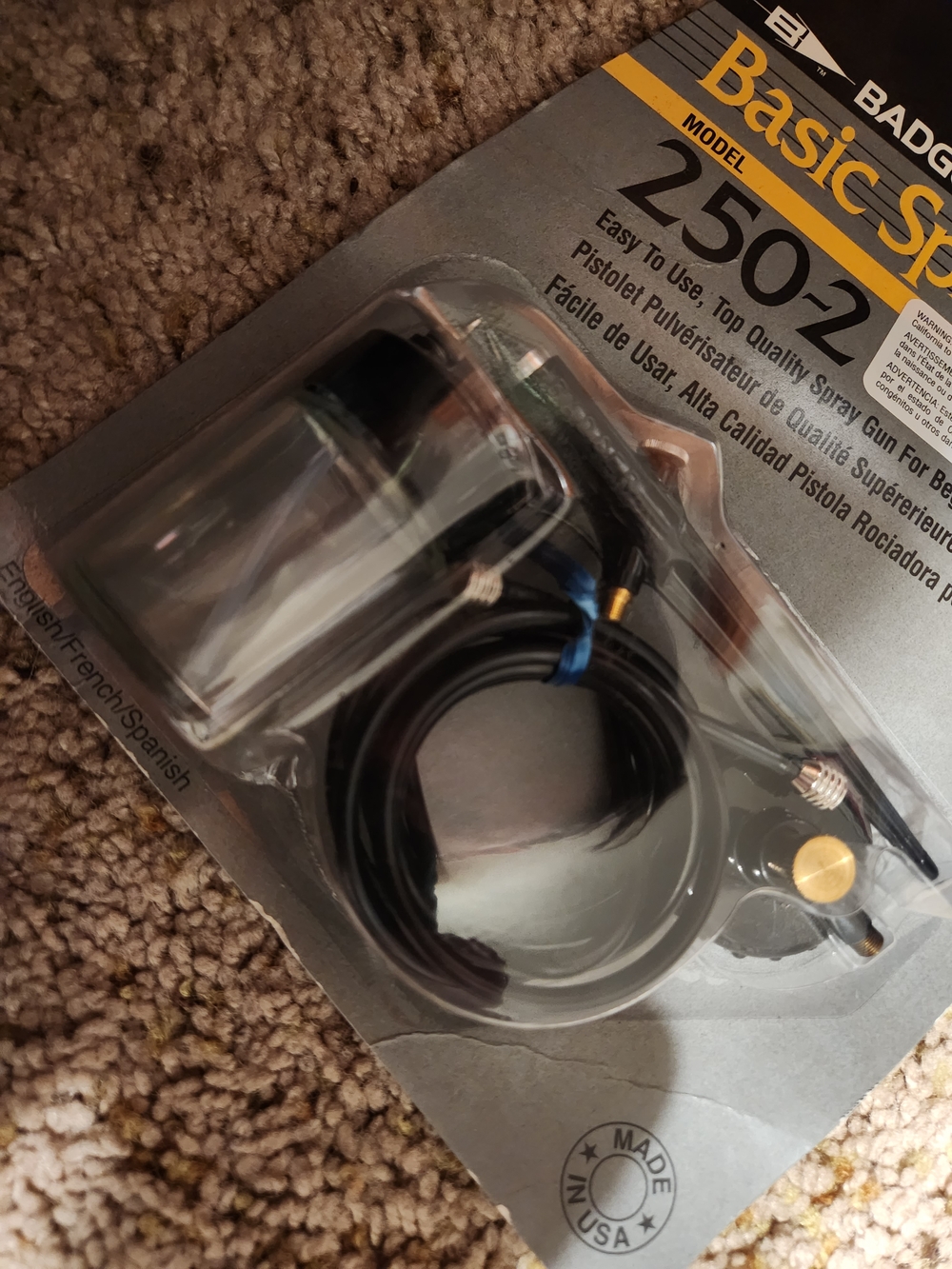 Badger Basic Spray Gun Set 250-2 - Picture 2 of 3